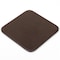 Dacasso Chocolate Brown Leather 4" Square Coaster AG-3453 - alternate 1